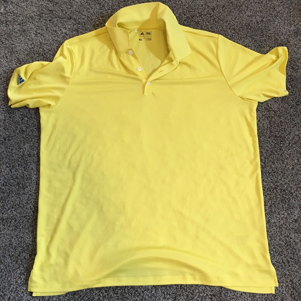 Mens XL adidas golf polo